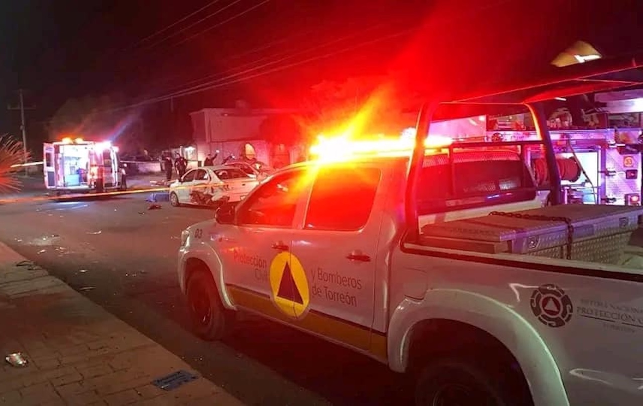 Choque deja un muerto y herido en Fuentes del Sur de Torreón, Coahuila