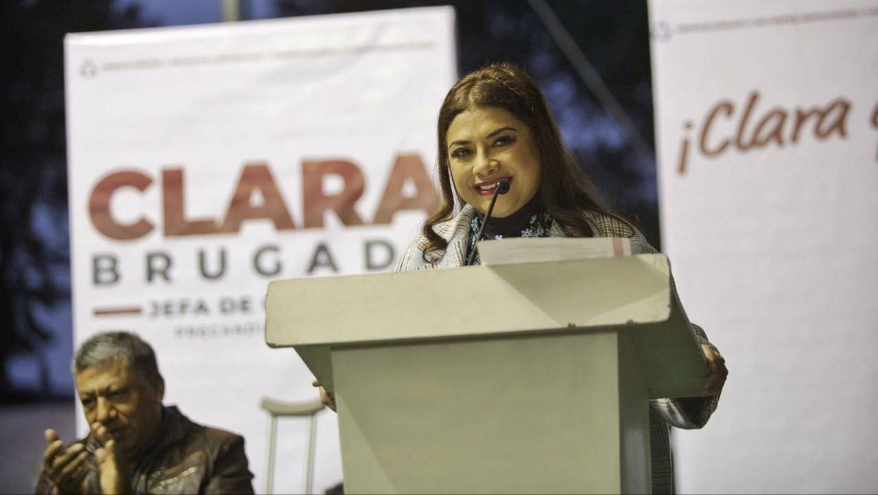 Clara Brugada, casi 20% arriba de Santiago Taboada: encuesta