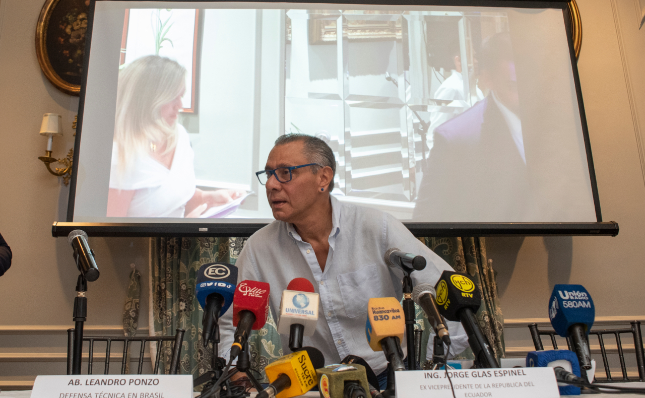 Dictan prisión preventiva a Jorge Glas, acogido en Embajada de México en Ecuador