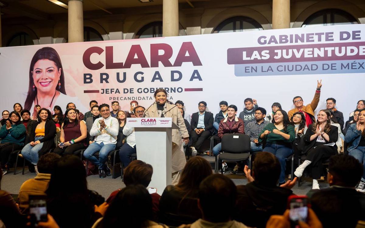 Clara Brugada presenta Gabinete de las Juventudes