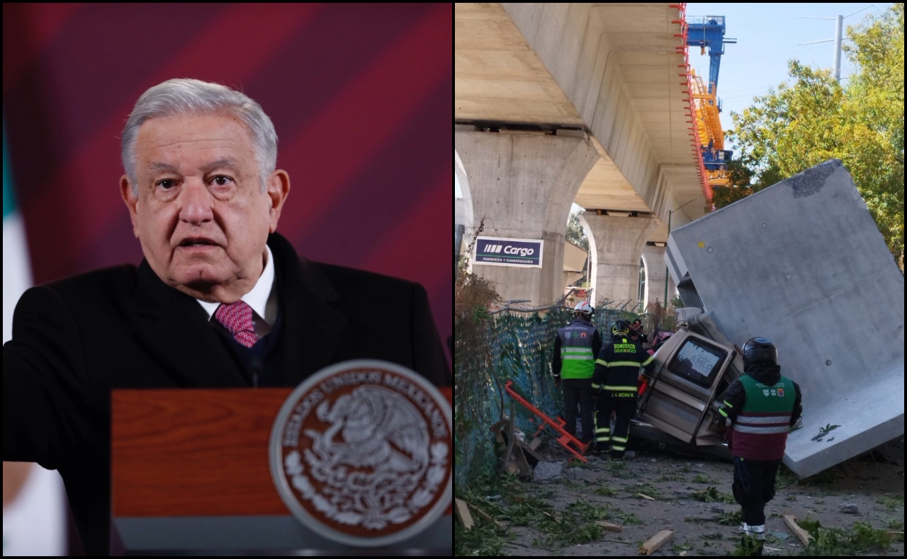‘Es vergonzoso’: AMLO a oposición que criticó accidente en Tren México-Toluca