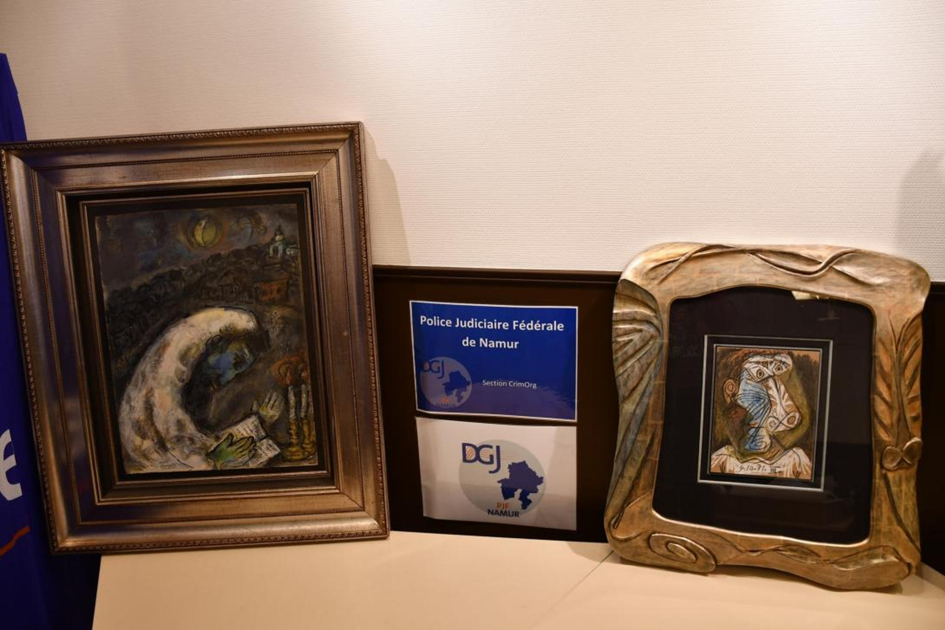 Dos cuadros robados de Picasso y Chagall hace 14 años aparecen en un sótano