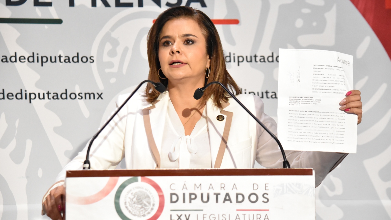 Diputada del PRI denuncia a su dirigente Alejandro Moreno por violencia política