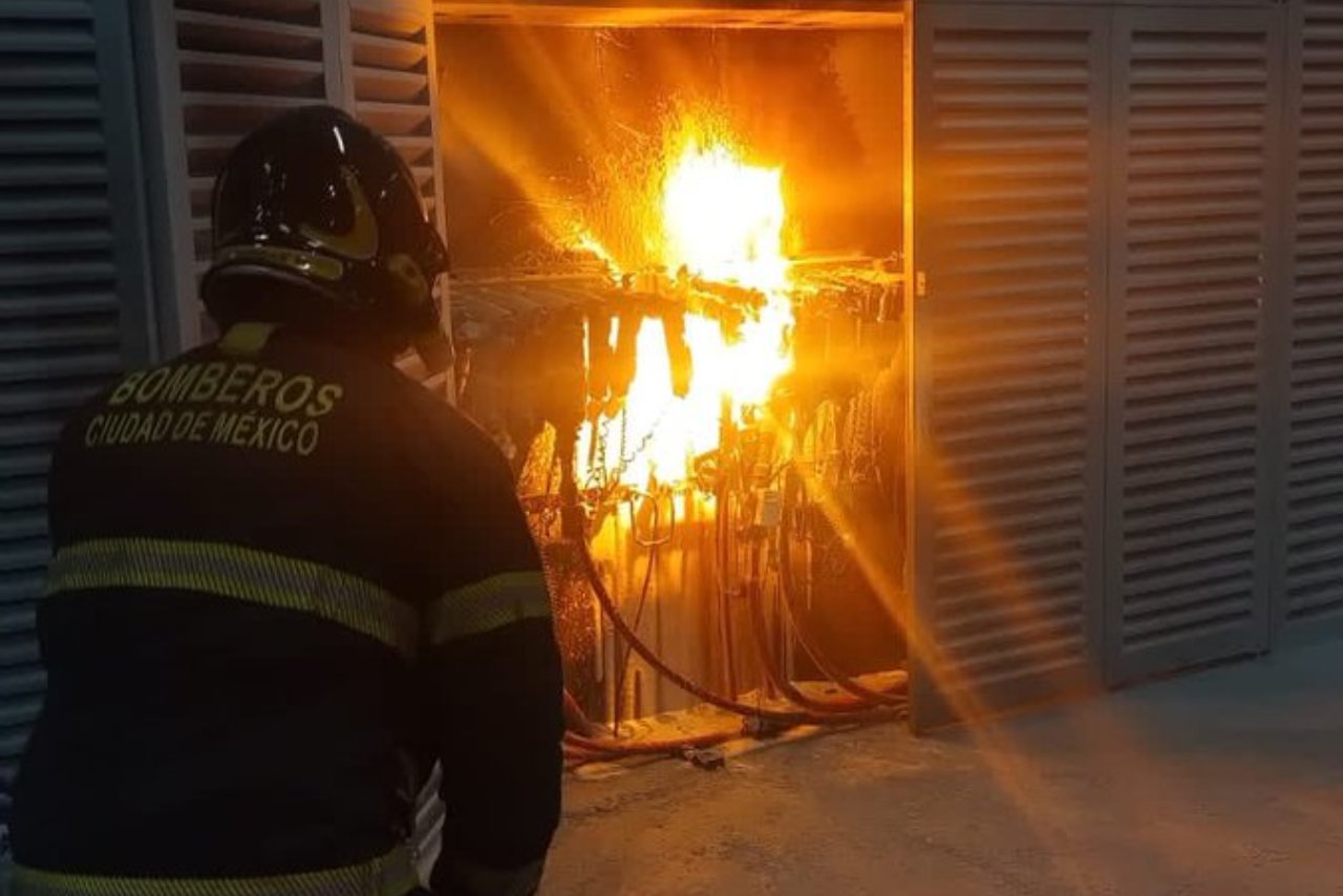 Incendio en CETRAM San Lázaro: cortocircuito provoca fuego en transformador