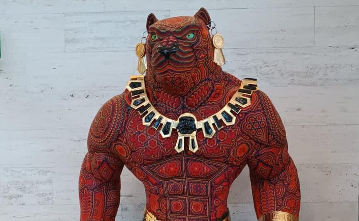 ¿Qué es el Guerrero Jaguar de Fuego, escultura que tiene Nirvana Hank en su casa?