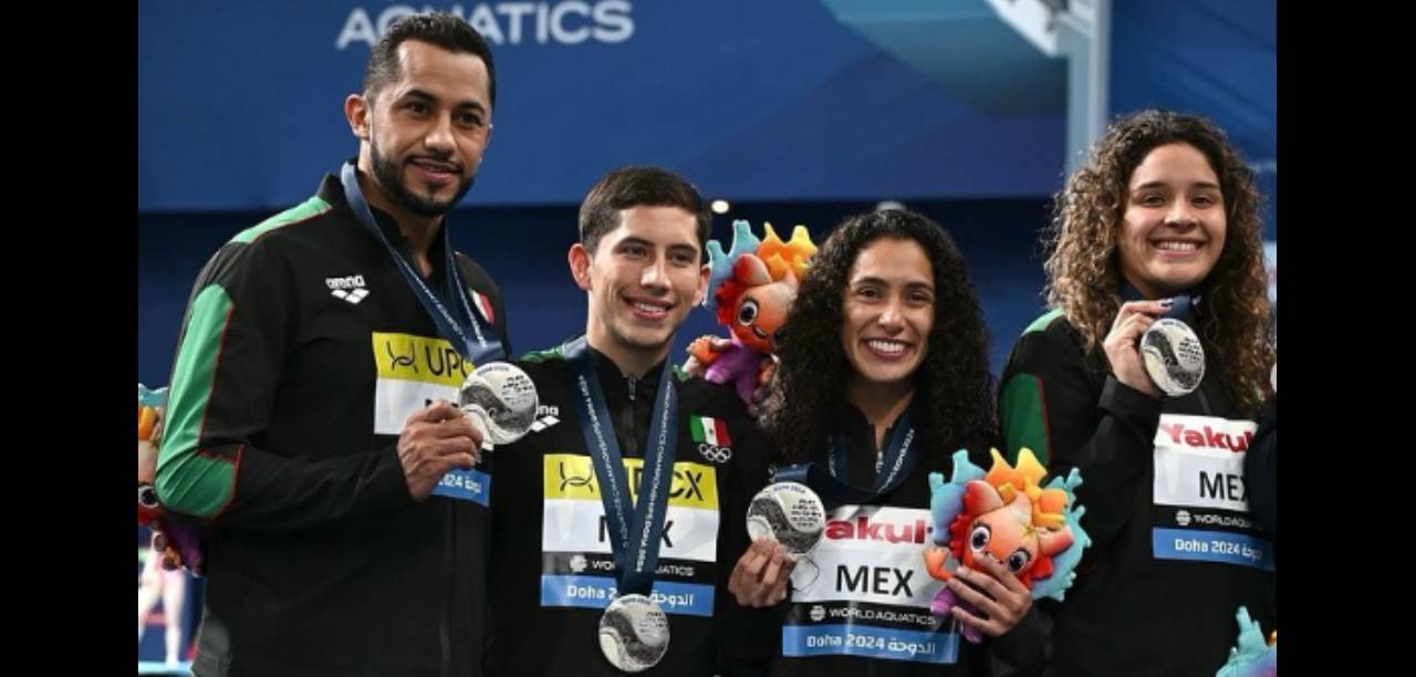 México gana la primera medalla de plata en el Mundial de Natación