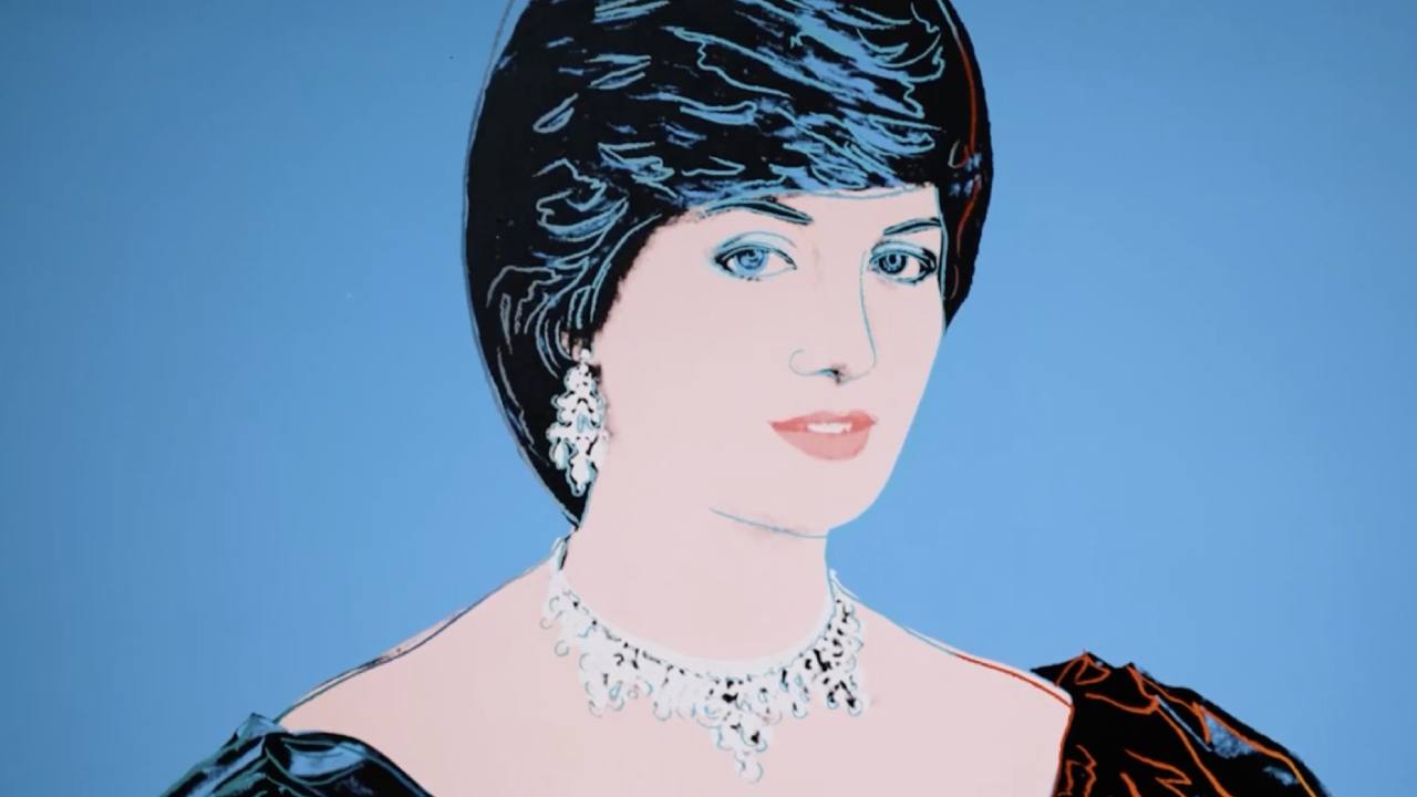 Un singular retrato que Andy Warhol hizo de Diana de Gales, a subasta