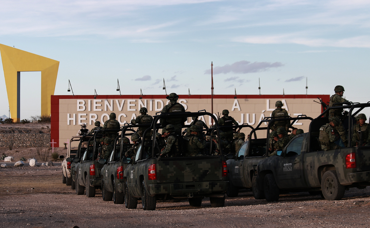 2 mil 100 militares llegan a Cd. Juárez ante repunte de violencia