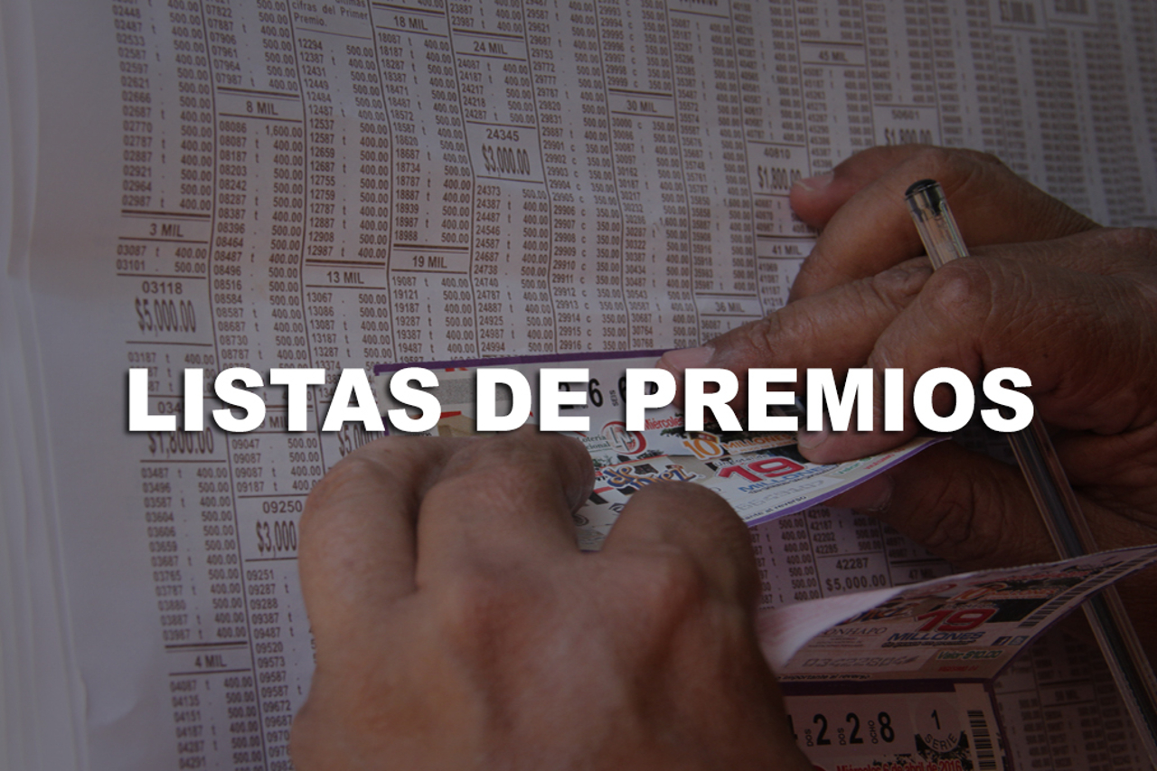 Lista de resultados del Sorteo Especial de Juntos por Guerrero 284 de Lotería Nacional