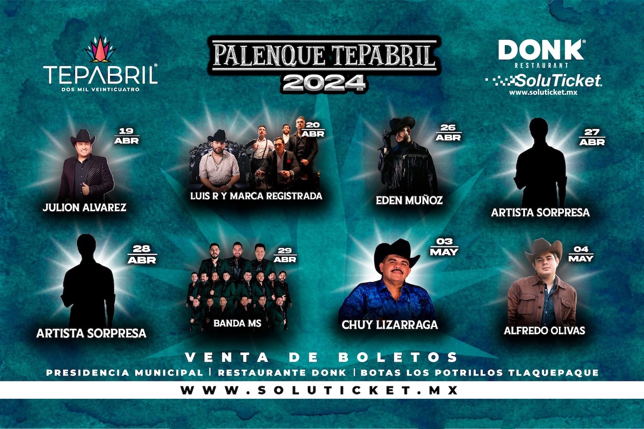 Feria Tepabril 2024: Cartelera De Artistas Del Palenque Y Boletos