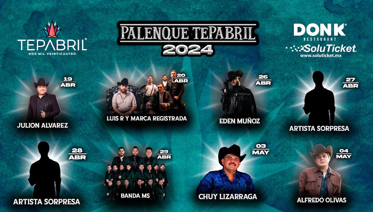 Feria Tepabril 2024: cartelera de artistas del Palenque y boletos