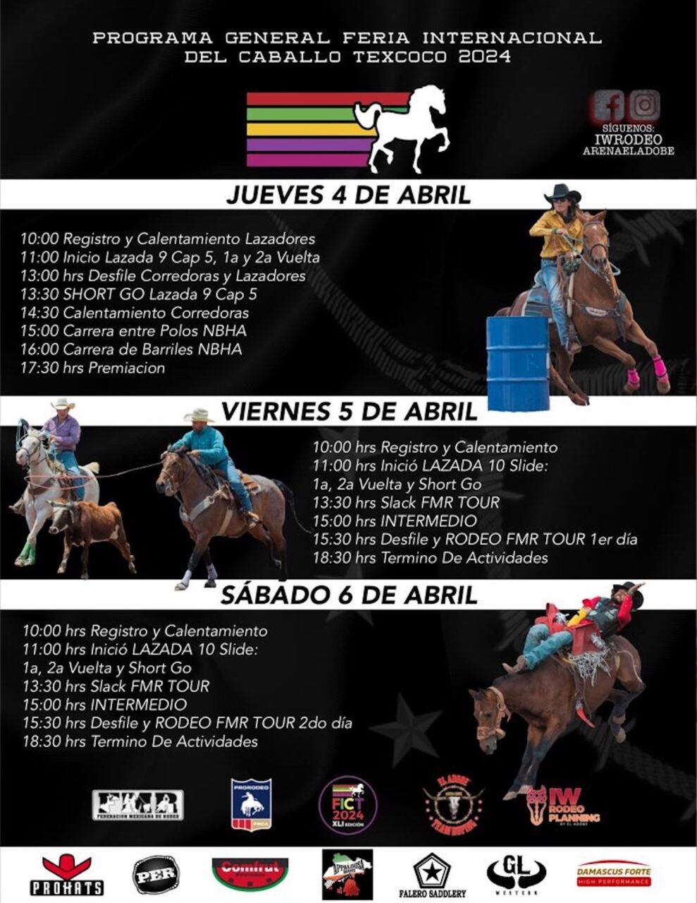 Feria del Caballo Texcoco 2024 todos los horarios