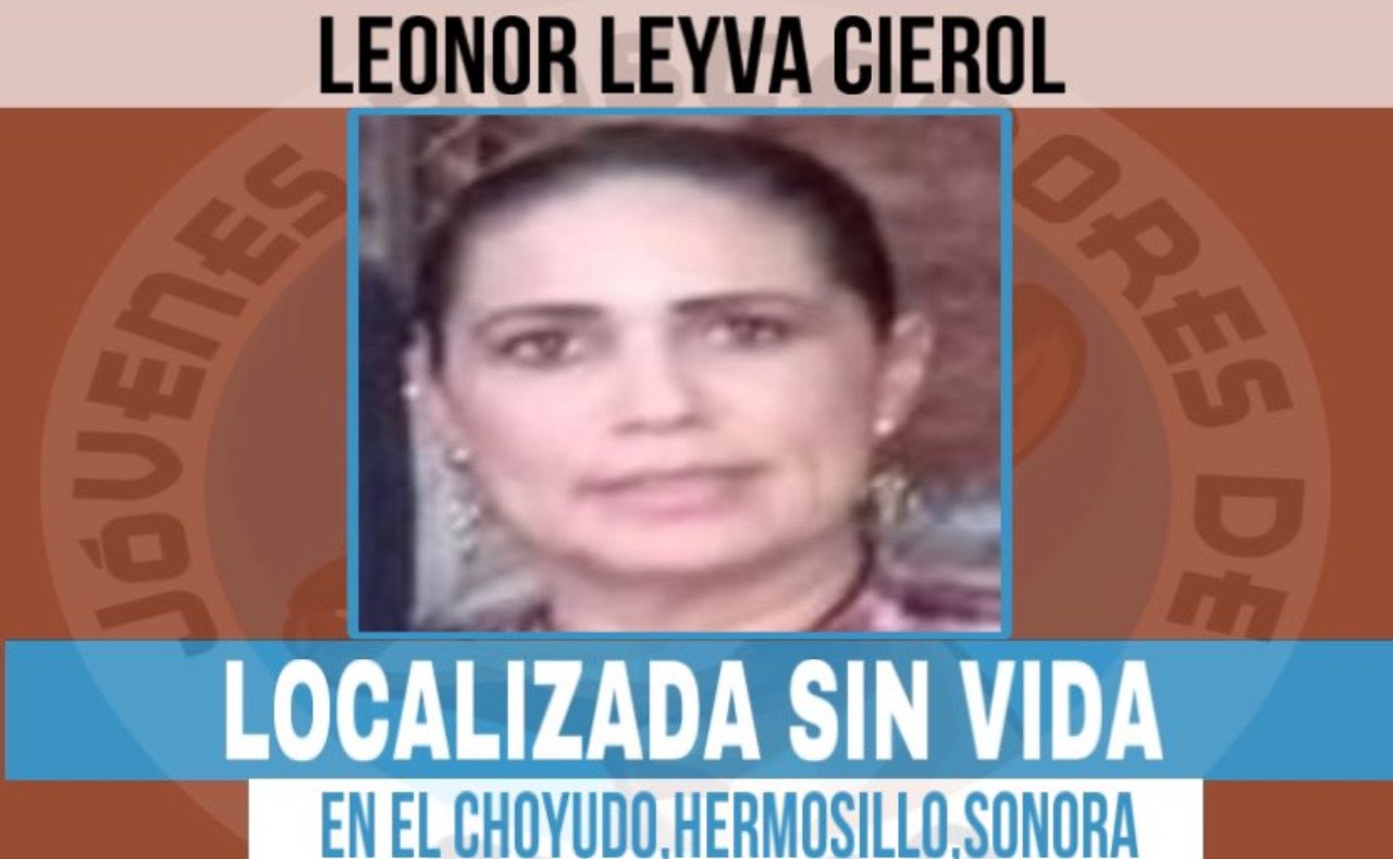 Localizan sin vida a mujer reportada como desaparecida en Hermosillo