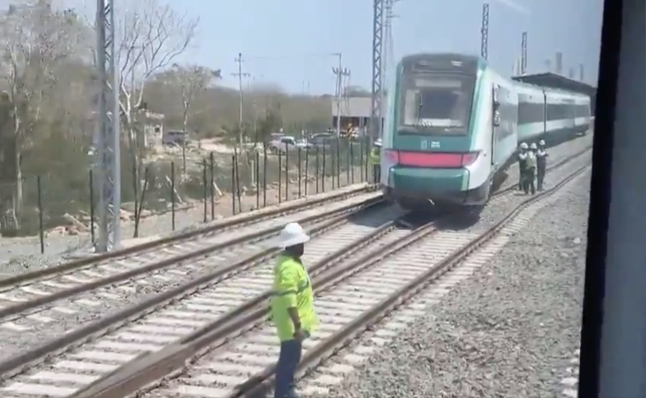 Vagón del Tren Maya se descarrila en Yucatán; no se reportan heridos