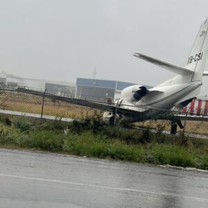 Accidente en Nuevo León: avioneta se sale de la pista en Aeropuerto del Norte
