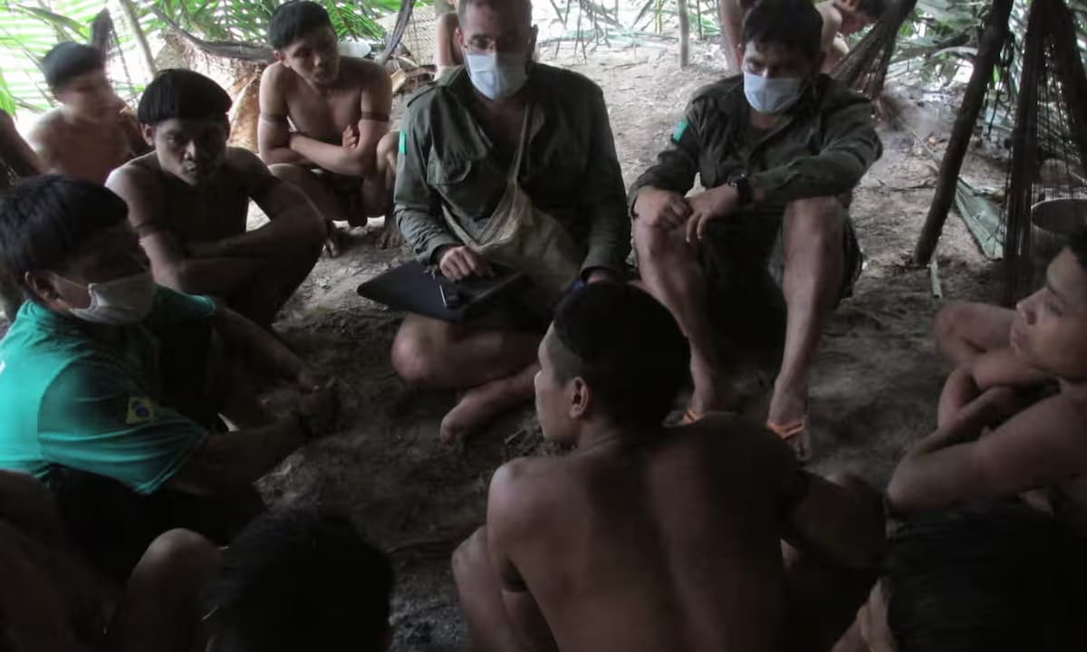 Temor de epidemia al enfermar el 80% de una tribu indígena amazónica