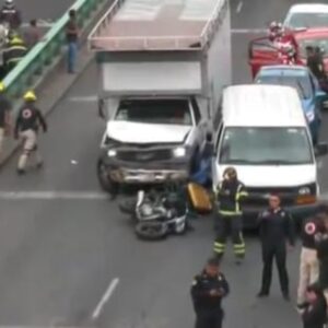 Motociclista murió en un accidente en avenida Constituyentes, CDMX