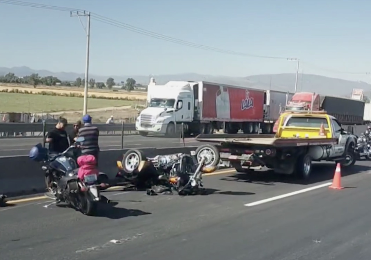 Accidente en el Arco Norte: motociclista muere a la altura de Tula