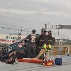 Accidente en México-Querétaro: choque deja 4 heridos en Pedro Escobedo