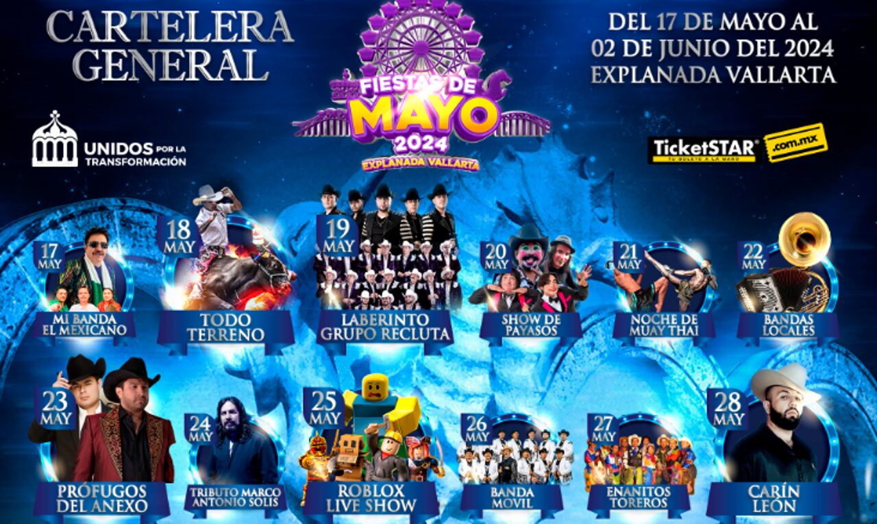 Festival Fiestas de Mayo Puerto Vallarta: fechas y cartelera oficial