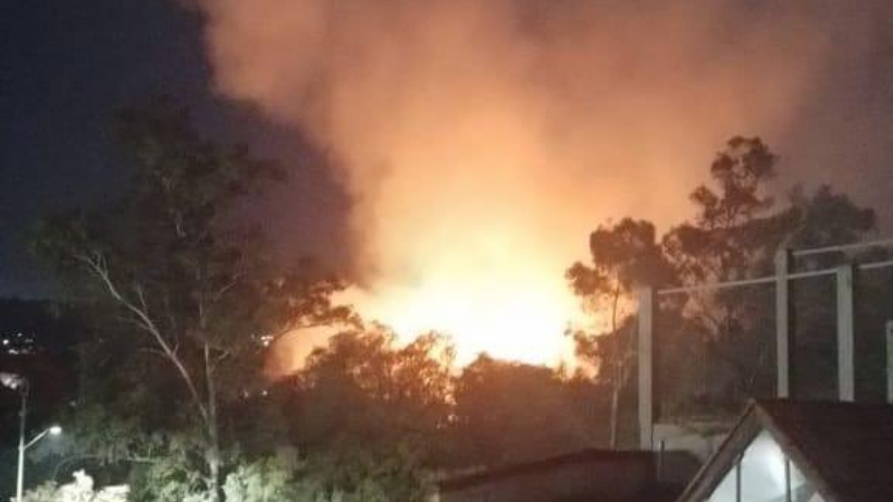 Incendio en San Pedro Mártir, Tlalpan, consume reserva ecológica