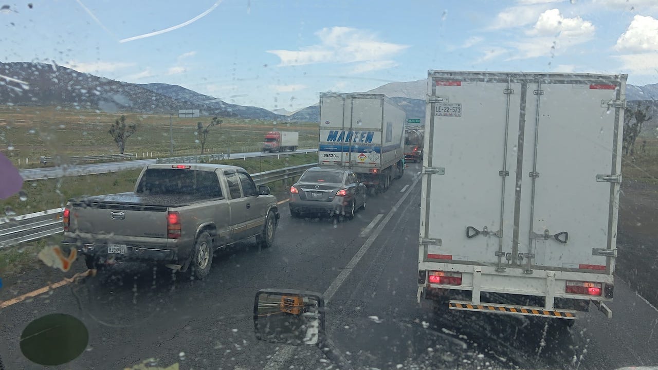 Autopista La Carbonera-Puerto México: reportan tráfico