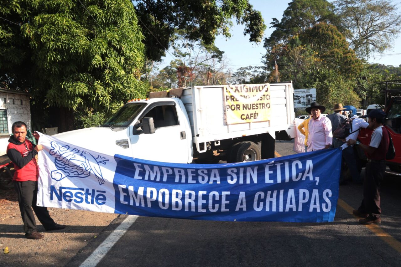 ‘Latifundio moderno’ de Nestlé y sequía causan crisis de productores de café en Chiapas 