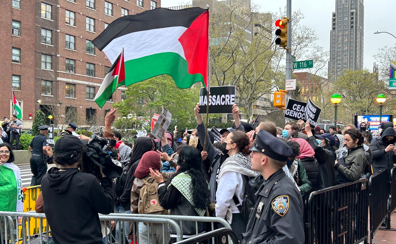Más de 100 personas detenidas tras protestas en universidades de Yale y NY en apoyo a Gaza