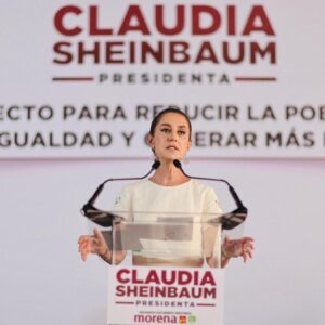 Sheinbaum anuncia plan para sacar a 7.5 millones de la pobreza extrema