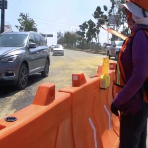 Tráfico en Atlixco: tránsito lento por acto proselitista y mantenimiento de vías