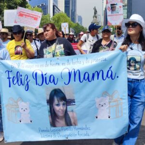 10 de mayo, nada qué celebrar: madres marchan en CDMX por sus desaparecidos