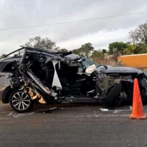 El candidato de Morena, ‘Huacho’ Díaz, sufre accidente automovilístico en Yucatán