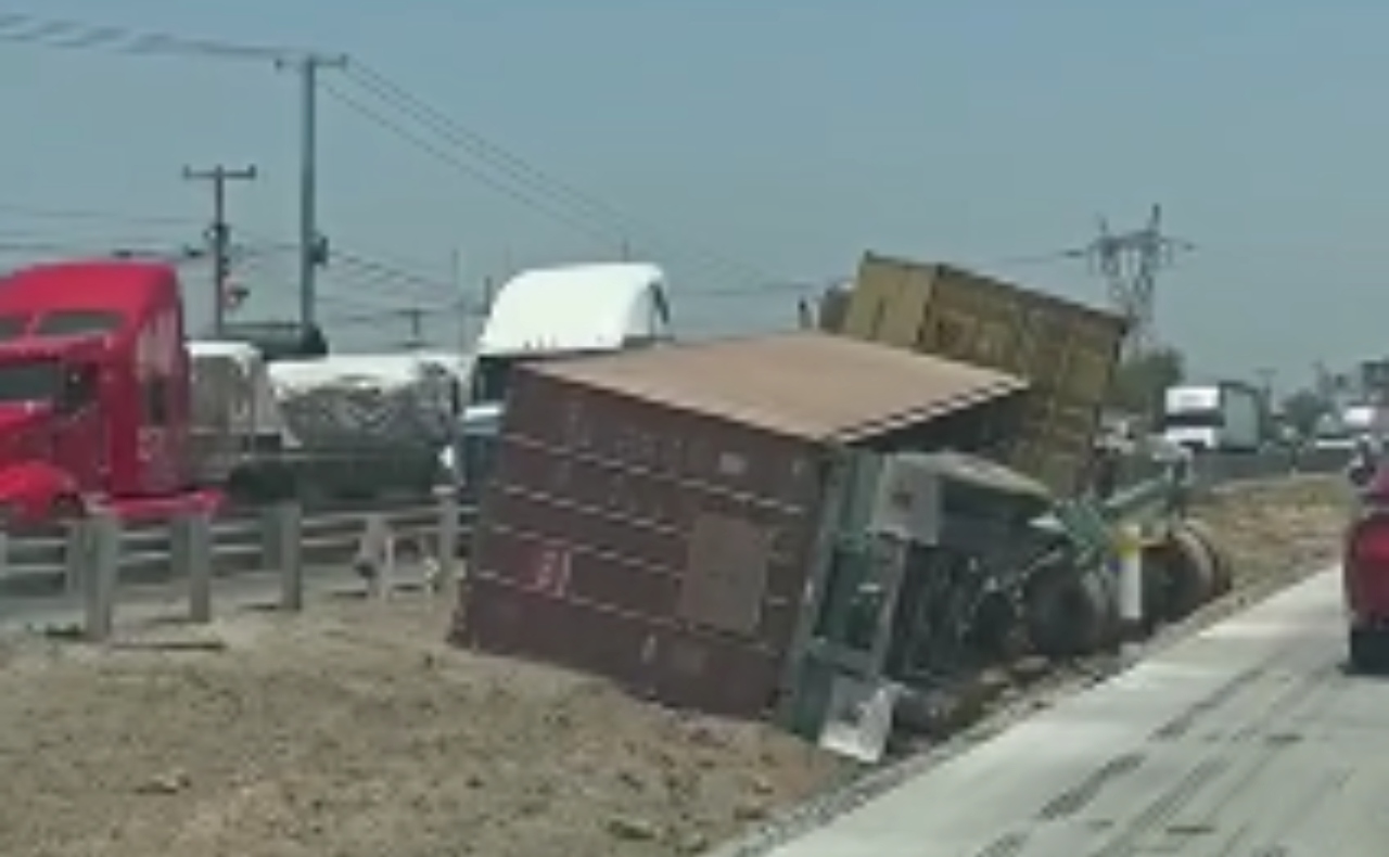 Accidente en la autopista México-Querétaro: tráileres chocan en dirección a la CDMX