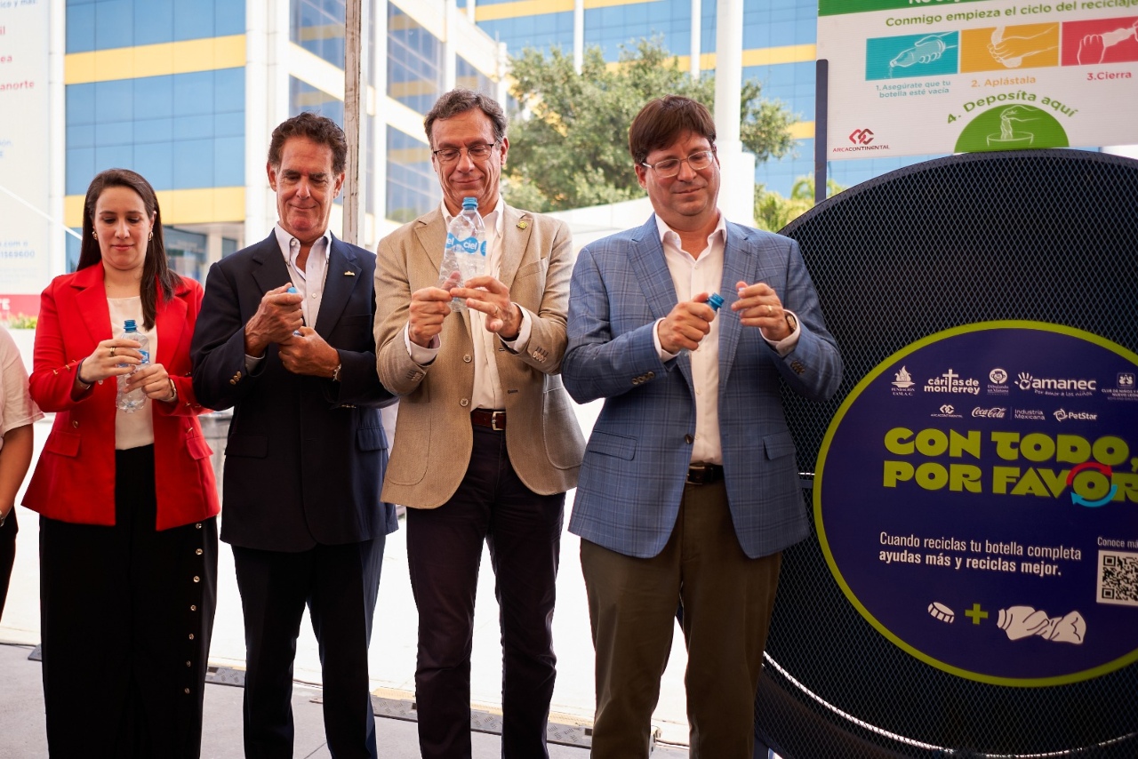 Monterrey se une a la causa: Arca Continental y PetStar inician el programa de reciclaje “Con Todo por Favor”