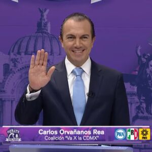 Carlos Orvañanos presenta propuestas para en agua, seguridad y salud para Cuajimalpa en el último debate