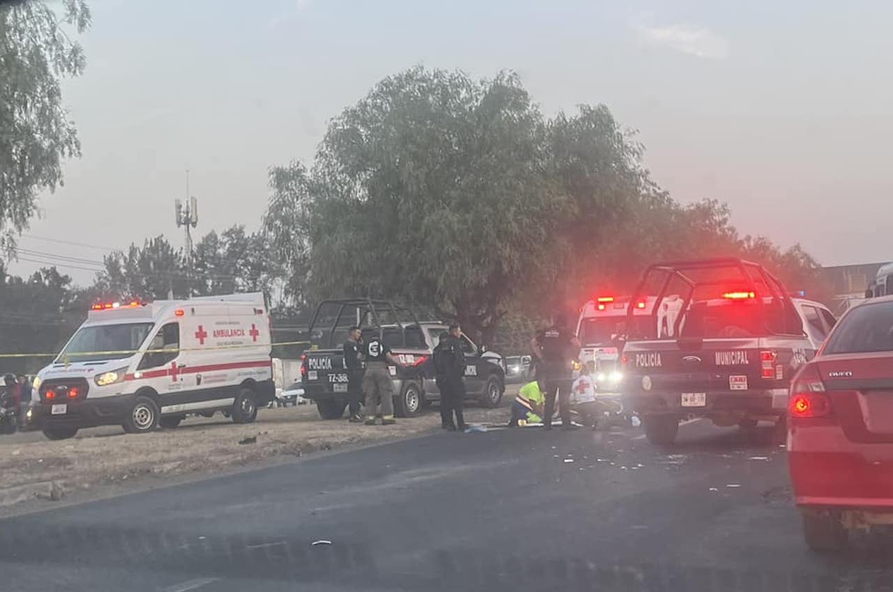 Accidente Guadalajara-Chapala: tres heridos tras atropellamiento