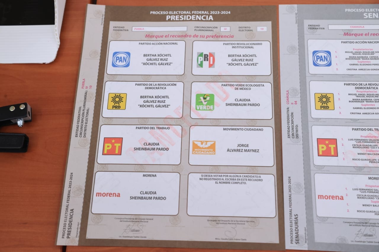 ¿Cómo llenar la boleta para votar en las elecciones de México?