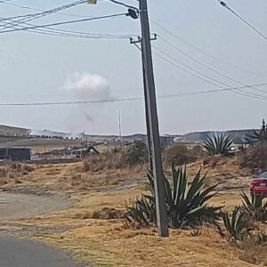Explosión en taller de pirotecnia deja dos personas muertas en Almoloya de Juárez