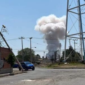 Explosión en Tultepec: polvorín se quema en San Miguel Otlica