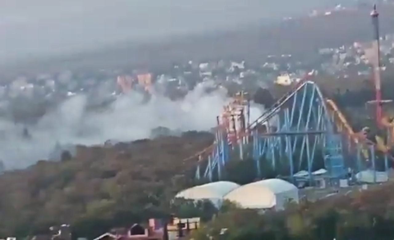 Incendio en Bosque de Tlalpan: bomberos de CDMX sofocan fuego cerca de Six Flags