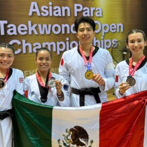 México gana oro y platas en campeonato de para taekwondo 2024