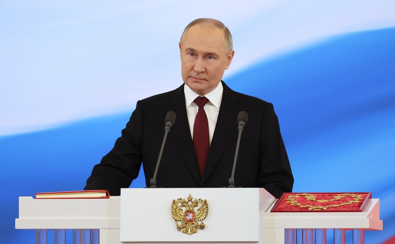 Vladímir Putin toma posesión como presidente de Rusia para su quinto mandato de seis años