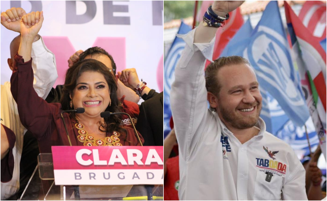 Taboada y Brugada se declaran ganadores a la jefatura de gobierno de CDMX